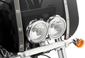 Memphis Shades MEM6731 Memphis Fats Windshield (Dual Cutout) - 15in. - Gradient Black - sxspowersports
