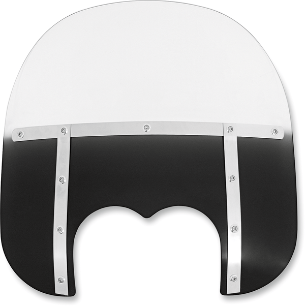 Memphis Shades MEM6731 Memphis Fats Windshield (Dual Cutout) - 15in. - Gradient Black - sxspowersports