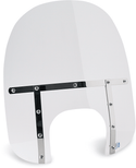 Memphis Shades MEM6820 Memphis Fats Windshield (Big Headlight Cutout) - 17in. - Clear - sxspowersports