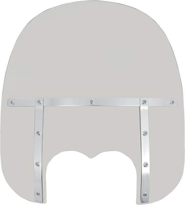 Memphis Shades MEM6937 Memphis Fats Windshield (Dual Cutout) - 19in. - Gradient Burnt Orange - sxspowersports