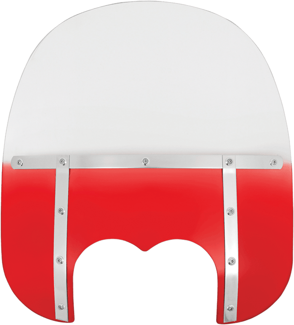 Memphis Shades MEM6937 Memphis Fats Windshield (Dual Cutout) - 19in. - Gradient Burnt Orange - sxspowersports