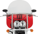 Memphis Shades MEM6937 Memphis Fats Windshield (Dual Cutout) - 19in. - Gradient Burnt Orange - sxspowersports
