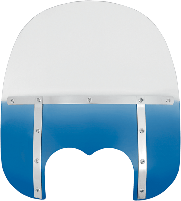 Memphis Shades MEM6937 Memphis Fats Windshield (Dual Cutout) - 19in. - Gradient Burnt Orange - sxspowersports