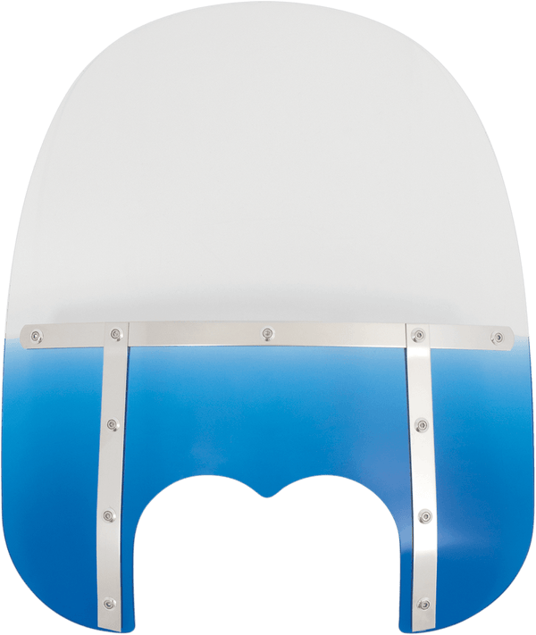 Memphis Shades MEM6937 Memphis Fats Windshield (Dual Cutout) - 19in. - Gradient Burnt Orange - sxspowersports