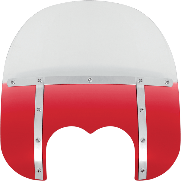 Memphis Shades MEM6937 Memphis Fats Windshield (Dual Cutout) - 19in. - Gradient Burnt Orange - sxspowersports