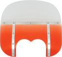 Memphis Shades MEM6937 Memphis Fats Windshield (Dual Cutout) - 19in. - Gradient Burnt Orange - sxspowersports