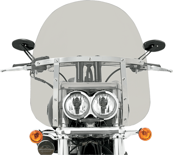 Memphis Shades MEM6937 Memphis Fats Windshield (Dual Cutout) - 19in. - Gradient Burnt Orange - sxspowersports