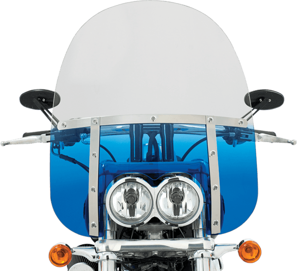 Memphis Shades MEM6937 Memphis Fats Windshield (Dual Cutout) - 19in. - Gradient Burnt Orange - sxspowersports