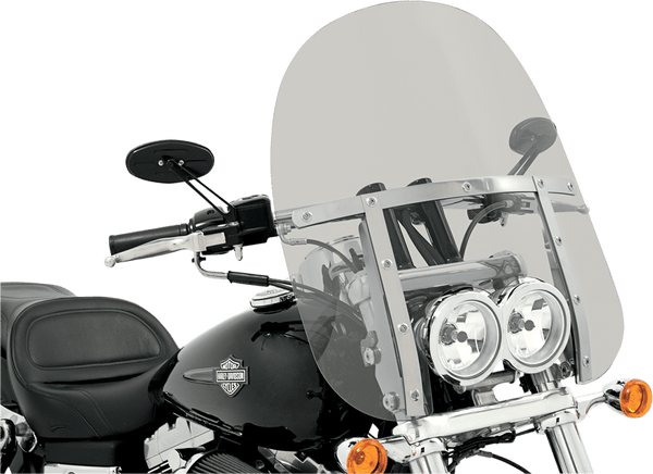 Memphis Shades MEM6937 Memphis Fats Windshield (Dual Cutout) - 19in. - Gradient Burnt Orange - sxspowersports