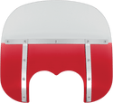Memphis Shades MEM6937 Memphis Fats Windshield (Dual Cutout) - 19in. - Gradient Burnt Orange - sxspowersports