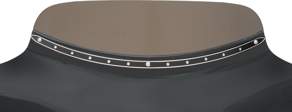 Memphis Shades MEM8867 Plates-Only Kit for Changing Sportshield to Fats/Slim or Batwing Fairing - Polished - sxspowersports