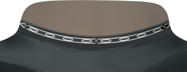 Memphis Shades MEM8871 Plates-Only Kit for Changing Sportshield to Fats/Slim or Batwing Fairing - Polished - sxspowersports