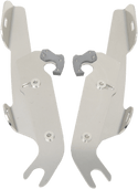 Memphis Shades MEM8871 Plates-Only Kit for Changing Sportshield to Fats/Slim or Batwing Fairing - Polished - sxspowersports