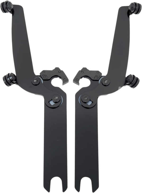 Memphis Shades MEM8923 Trigger-Lock Mount Kit for Sportshield Windshields - Polished - sxspowersports