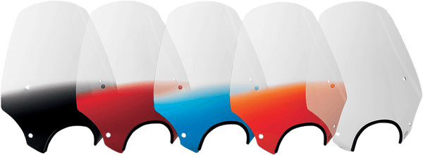 Memphis Shades MEP5221 El Paso Sportshield Windshield (7in. Cutout) - 19in. - Gradient Black - sxspowersports