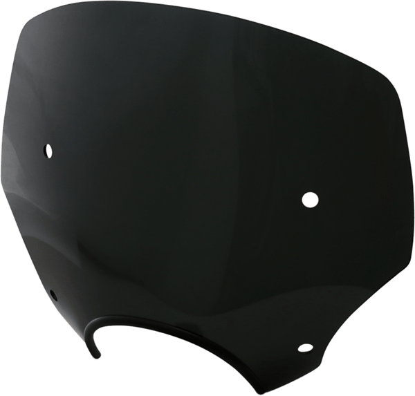 Memphis Shades MEP5233 El Paso Sportshield Windshield (7in. Cutout) - 13in. - Black Smoke - sxspowersports