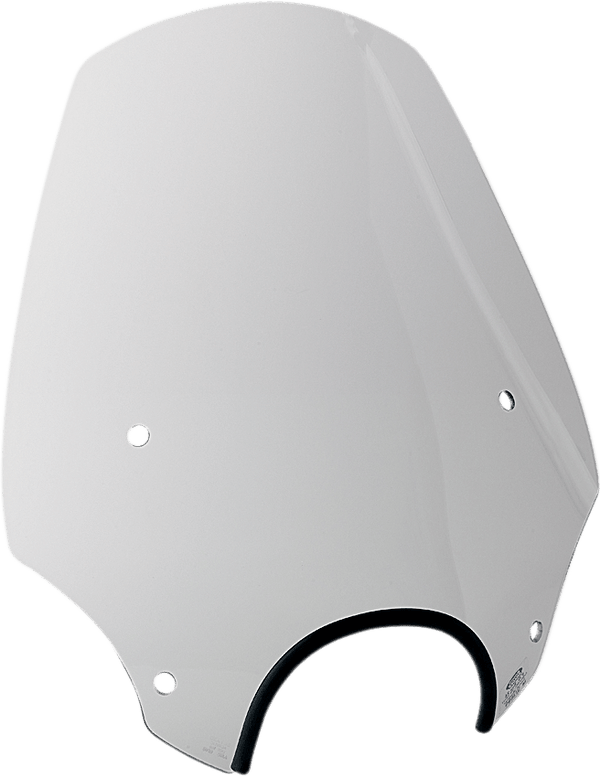 Memphis Shades MEP5233 El Paso Sportshield Windshield (7in. Cutout) - 13in. - Black Smoke - sxspowersports