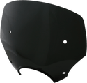 Memphis Shades MEP5245 El Paso Sportshield Windshield (7in. Cutout) - 15in. - Dark Black Smoke - sxspowersports