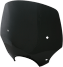 Memphis Shades MEP5245 El Paso Sportshield Windshield (7in. Cutout) - 15in. - Dark Black Smoke - sxspowersports