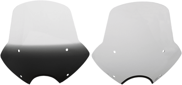 Memphis Shades MEP54112 Speed Demon Sportshield Windshield (7in. Cutout) - Black Smoke - sxspowersports