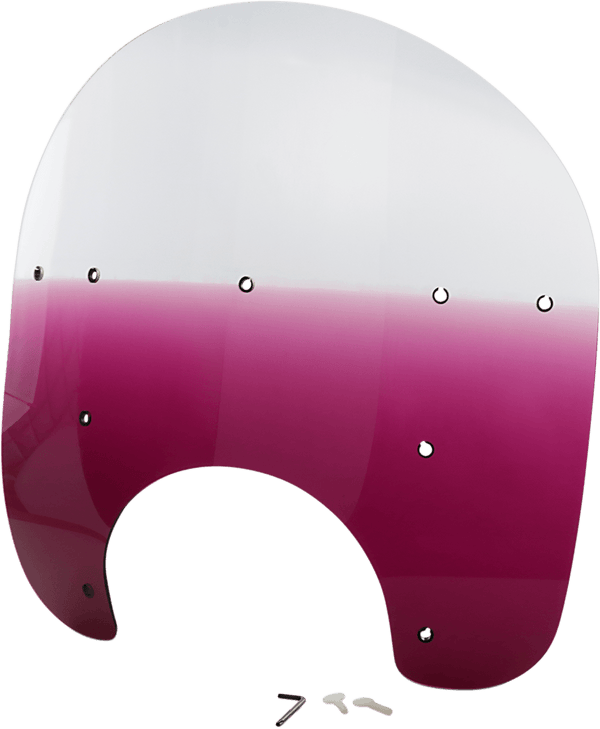 Memphis Shades MEP6185 Replacement Plastic for HD Quick-Release Compact Windshield - 15in. - Gradient Yellow - sxspowersports