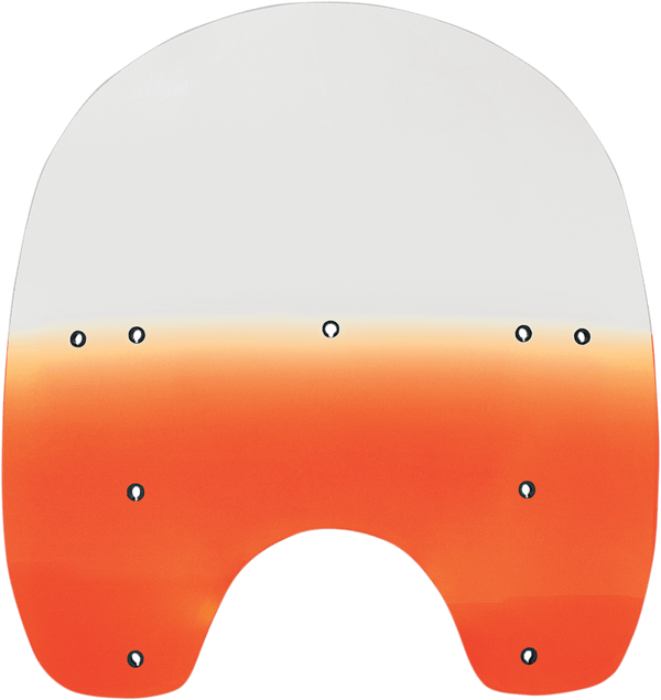 Memphis Shades MEP6187 Replacement Plastic for HD Quick-Release Compact Windshield - 15in. - Gradient Burnt Orange - sxspowersports