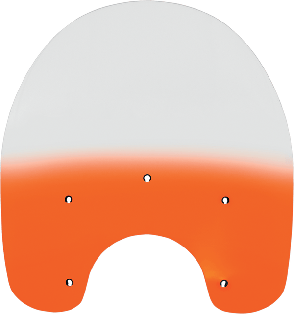 Memphis Shades MEP6257 Replacement Plastic for HD Detachable Compact Windshield - 17in. - Gradient Burnt Orange - sxspowersports