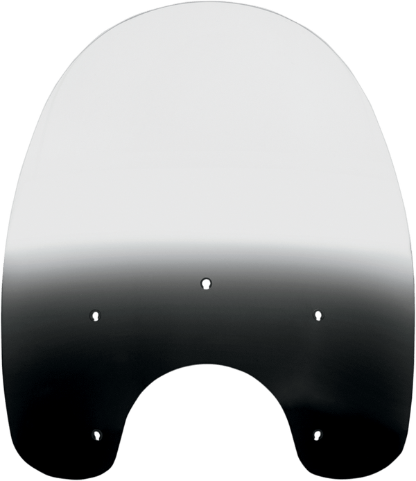 Memphis Shades MEP6381 Replacement Plastic for HD Quick-Release Compact Windshield - 19in. - Gradient Black - sxspowersports