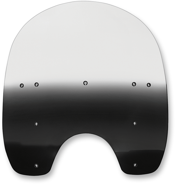 Memphis Shades MEP6381 Replacement Plastic for HD Quick-Release Compact Windshield - 19in. - Gradient Black - sxspowersports