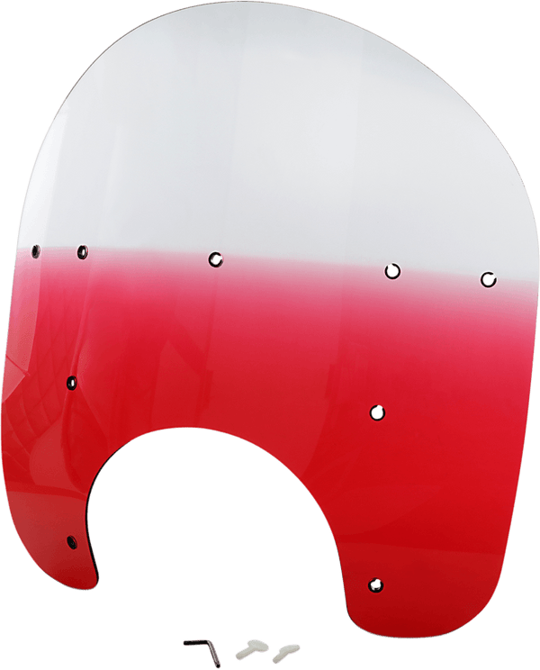 Memphis Shades MEP6387 Replacement Plastic for HD Quick-Release Compact Windshield - 19in. - Gradient Burnt Orange - sxspowersports