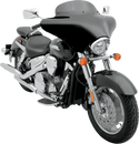 Memphis Shades MEP8511 Windshield for Batwing Fairing - 7in. - Gradient Black - sxspowersports