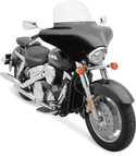 Memphis Shades MEP8511 Windshield for Batwing Fairing - 7in. - Gradient Black - sxspowersports