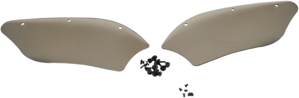 Memphis Shades MEP8511 Windshield for Batwing Fairing - 7in. - Gradient Black - sxspowersports
