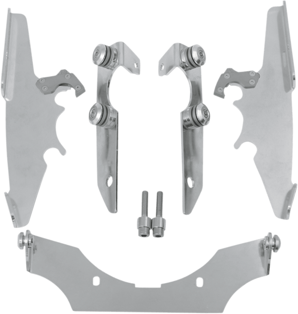 Memphis Shades MEP8511 Windshield for Batwing Fairing - 7in. - Gradient Black - sxspowersports