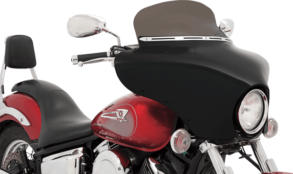 Memphis Shades MEP8511 Windshield for Batwing Fairing - 7in. - Gradient Black - sxspowersports