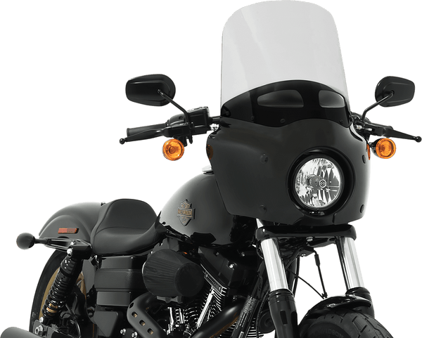 Memphis Shades MEP87608 Vented Windshield for Road Warrior Fairing - 15in. - Ghost - sxspowersports