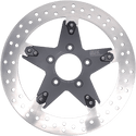 MJK Performance P-4650 Star 13in. Floating Brake Rotor - Black Anodized - sxspowersports