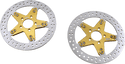 MJK Performance P-4653 Star 11.8in. Floating Brake Rotor - Gold Anodized - sxspowersports