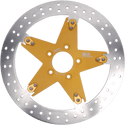 MJK Performance P-4654 Star 13in. Floating Brake Rotor - Gold Anodized - sxspowersports