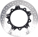 MJK Performance P-4655 Enforcer 11.8in. Floating Brake Rotor - Black Anodized - sxspowersports