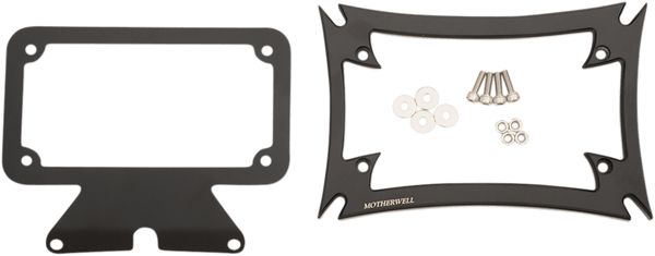 Motherwell DC-862-MB Maltese License Plate Frame - Matte Black - sxspowersports