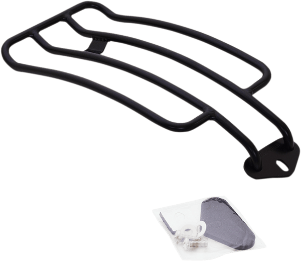 Motherwell MWL-218GB 6in. Solo Luggage Rack - Gloss Black - sxspowersports