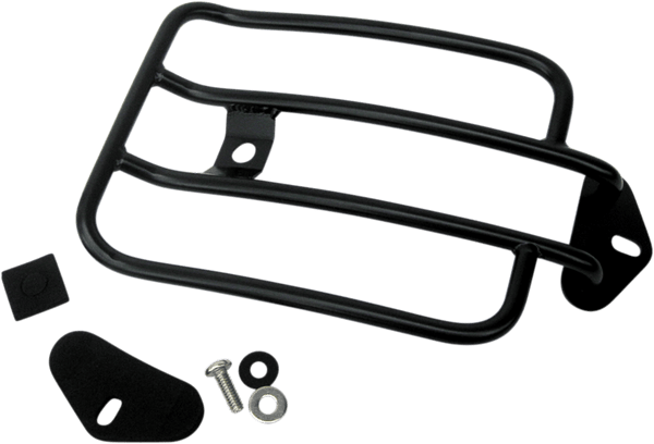 Motherwell MWL-218GB 6in. Solo Luggage Rack - Gloss Black - sxspowersports