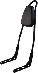 Motherwell MWL156T18-MB-WP One-Piece Sissy Bars - Matte Black - sxspowersports