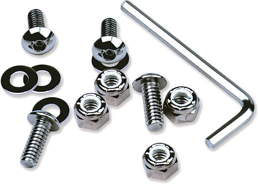 MOTION PRO 33-1000 Chrome License Plate Frame Hardware - sxspowersports