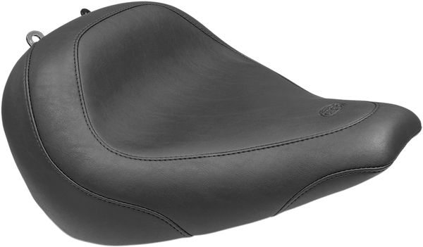 Mustang 75038 Wide Tripper Forward Solo Seat - Diamond Stitch - Black - sxspowersports