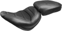 Mustang 75061 Standard Touring Seat - Quad Stitch - Black - sxspowersports