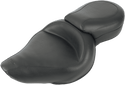 Mustang 75535 Wide Super Touring One-Piece Vintage Seat - No Studs - sxspowersports