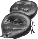 Mustang 75555 One-Piece Wide Touring Studded Regal Seat - Chrome Studs - sxspowersports