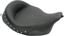 Mustang 76069 Super Wide Studded Solo Seat - Black Studs - sxspowersports